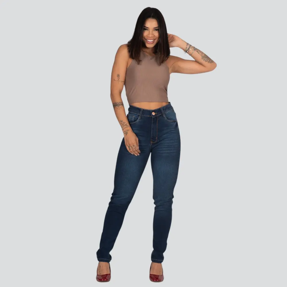Calça Jeans Feminina Skinny .8545