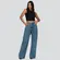 Calça Jeans Feminina Wide .8686