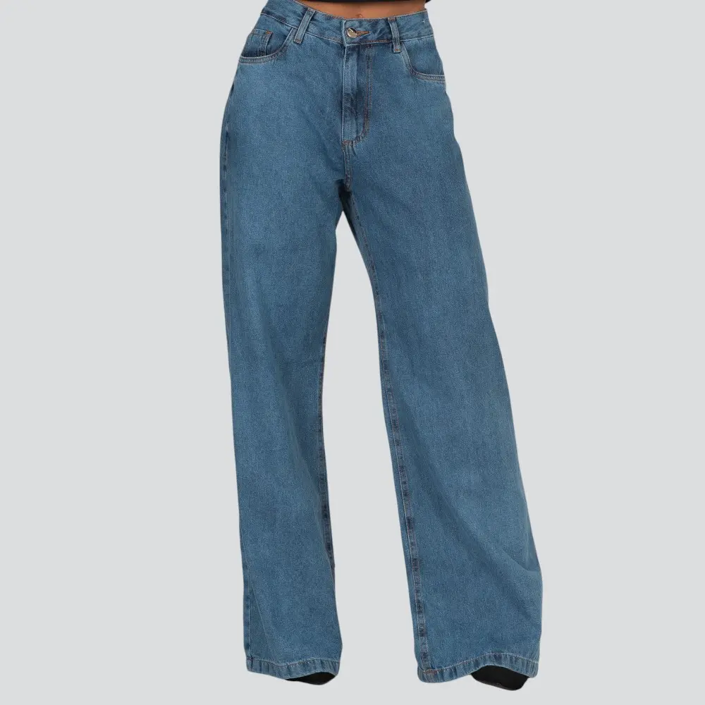 Calça Jeans Feminina Wide .8686