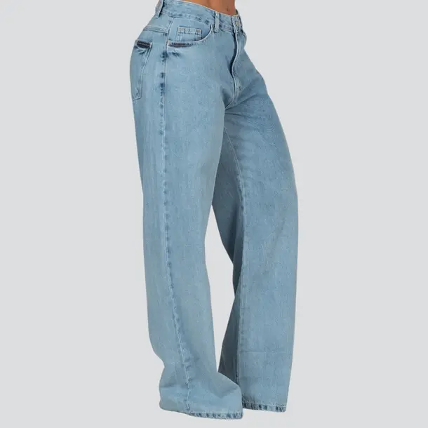 Calça Jeans Feminina Wide .8685