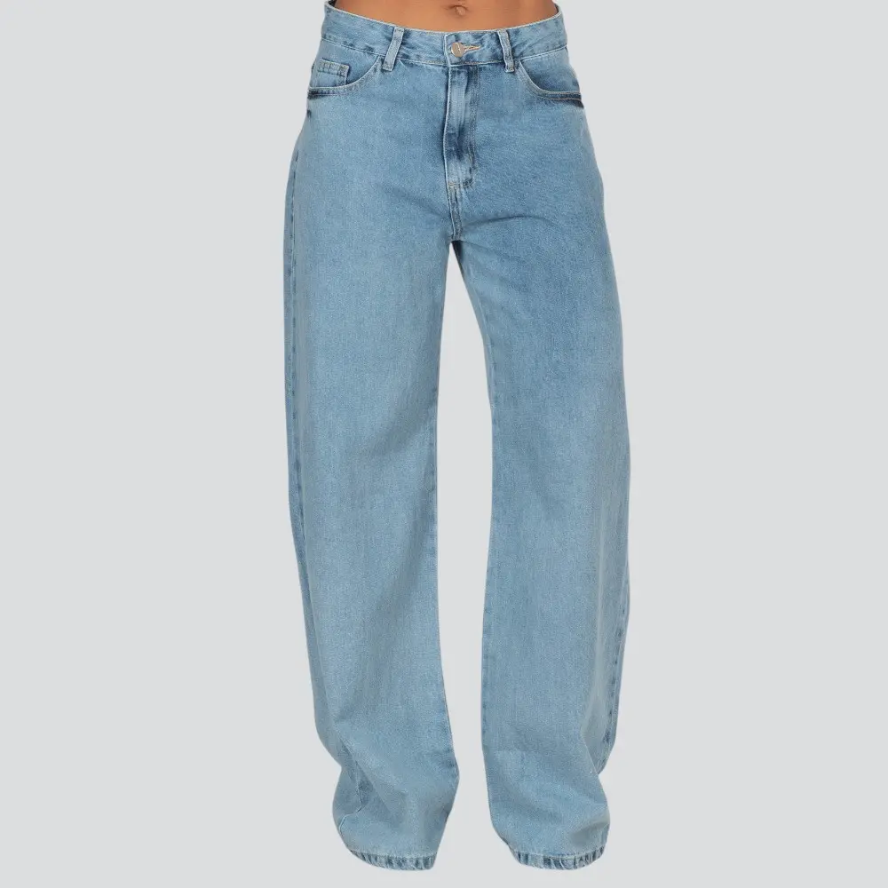 Calça Jeans Feminina Wide .8685