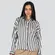 Camisa Feminina Manga Longa Cetim Listrada .MZ805