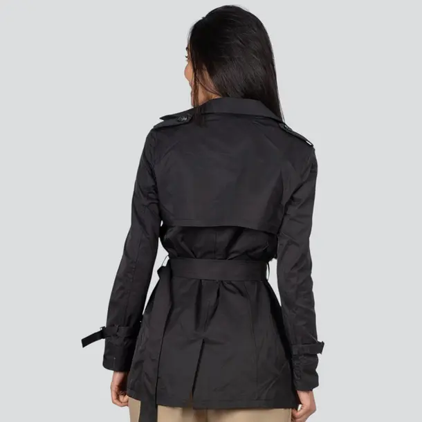 Jaqueta Feminina Parka Alongada .1001622 Preto