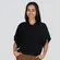 Camisa Feminina Manga Curta Viscose Lisa .1100468