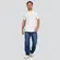 Calça Jeans Masculina Reta .10304