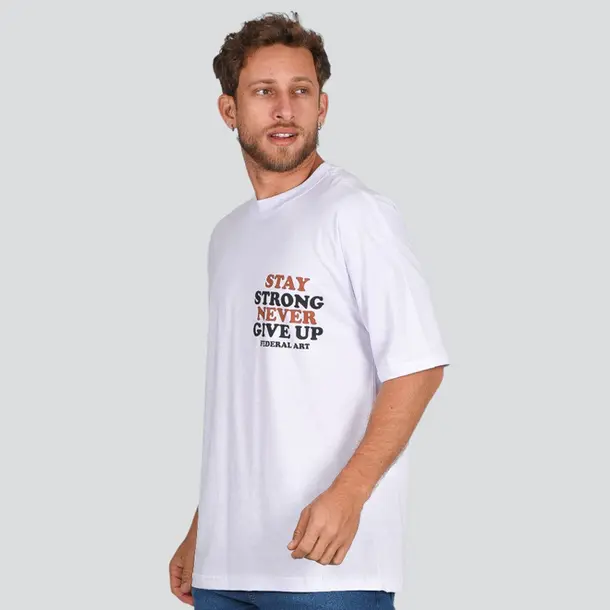 Camiseta Masculina Manga Curta Estampada Oversized Meia Malha .17231