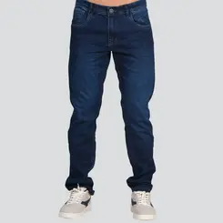 Calça Jeans Masculina Slim Fit Com Amassado .26057