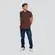 Calça Jeans Masculina Slim Fit Com Amassado .26057