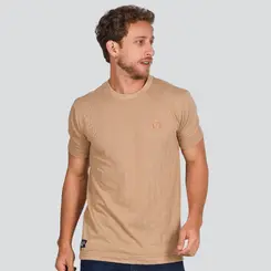 Camiseta Masculina Manga Curta Estampa Malha Texturizada .17132