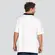Polo Masculina Manga Curta Box Malha Com Estampa Bicolor .4C812