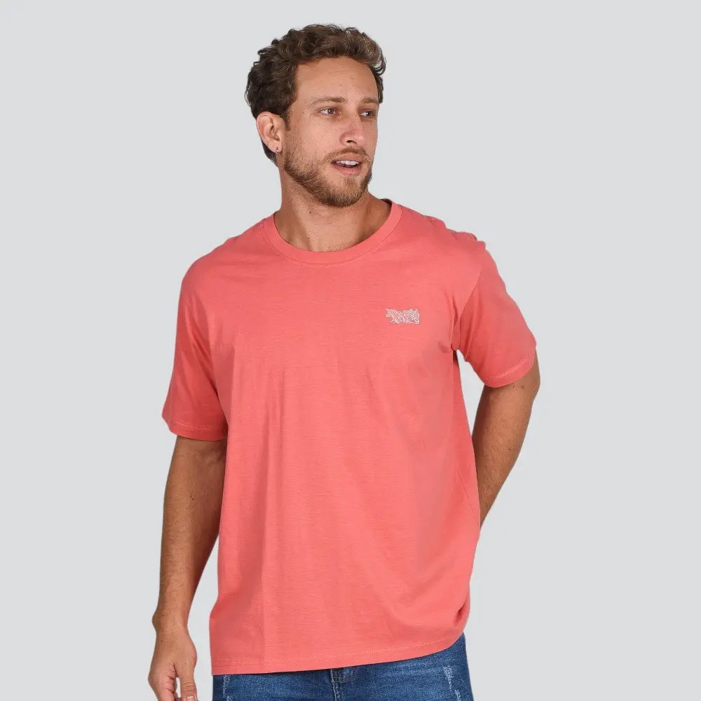 Camiseta Masculina Manga Curta Gola Careca Básica .9150606