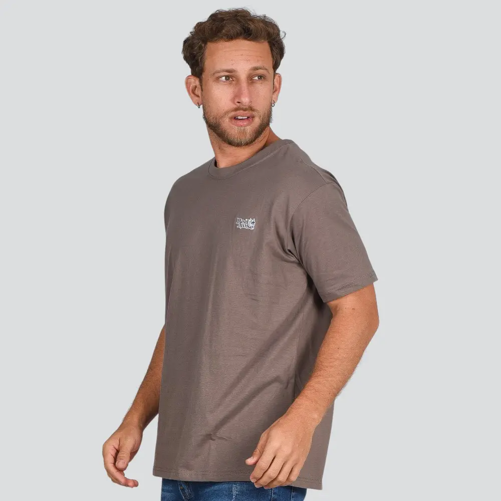 Camiseta Masculina Manga Curta Gola Careca Básica .9150606