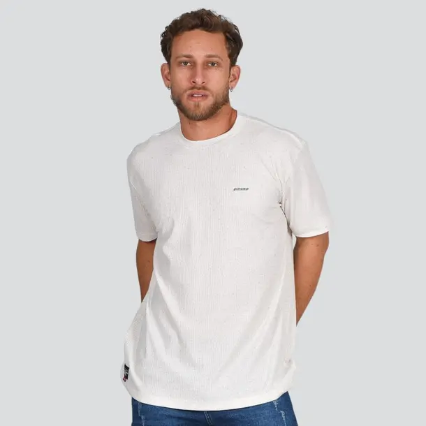Camiseta Masculina Manga Curta Estampa Malha Texturizada .17145