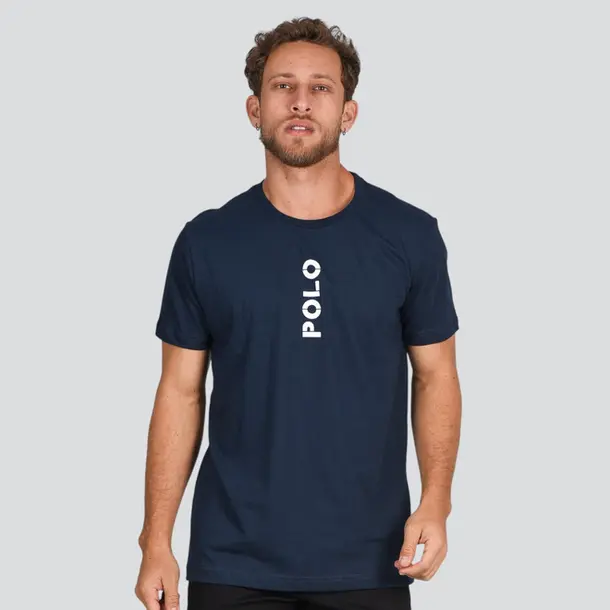 Camiseta Masculina Manga Curta Malha Estampada .30885C