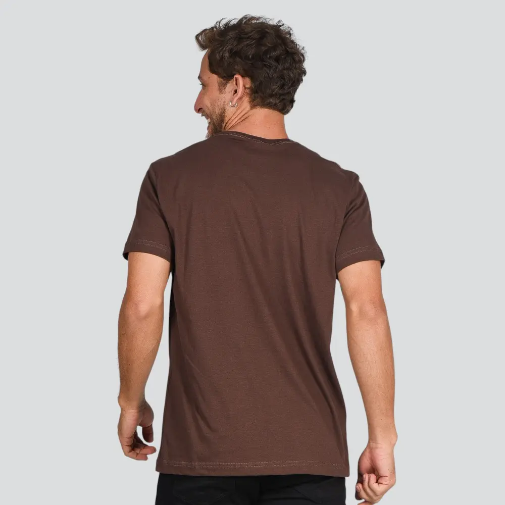 Camiseta Masculina Manga Curta Malha Estampada .30885C