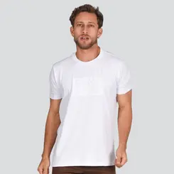 Camiseta Masculina Básica Manga Curta Estampa Alto Relevo .10200268