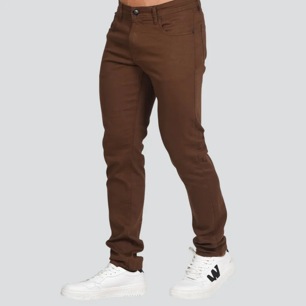 Calça Sarja Acetinada Masculina Slim .24005