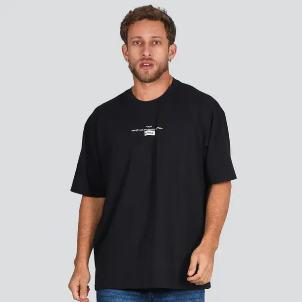 Camiseta Masculina Manga Curta Oversized Piquet Estampa .4P124
