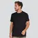 Camiseta Masculina Manga Curta Malha Texturizada Com Bolso .4N169