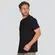 Camiseta Masculina Manga Curta Malha Texturizada Com Bolso .4N169