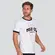 Camiseta Masculina Manga Curta Com Recorte Estampa .4L057