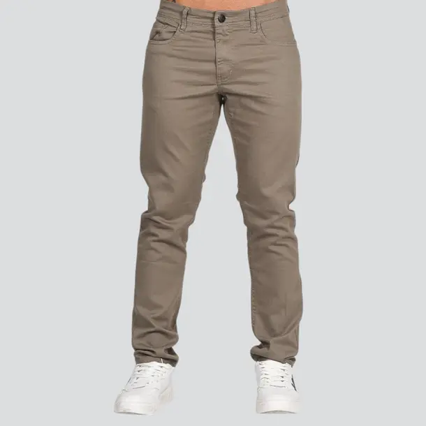 Calça Sarja Acetinada Masculina Slim .24004