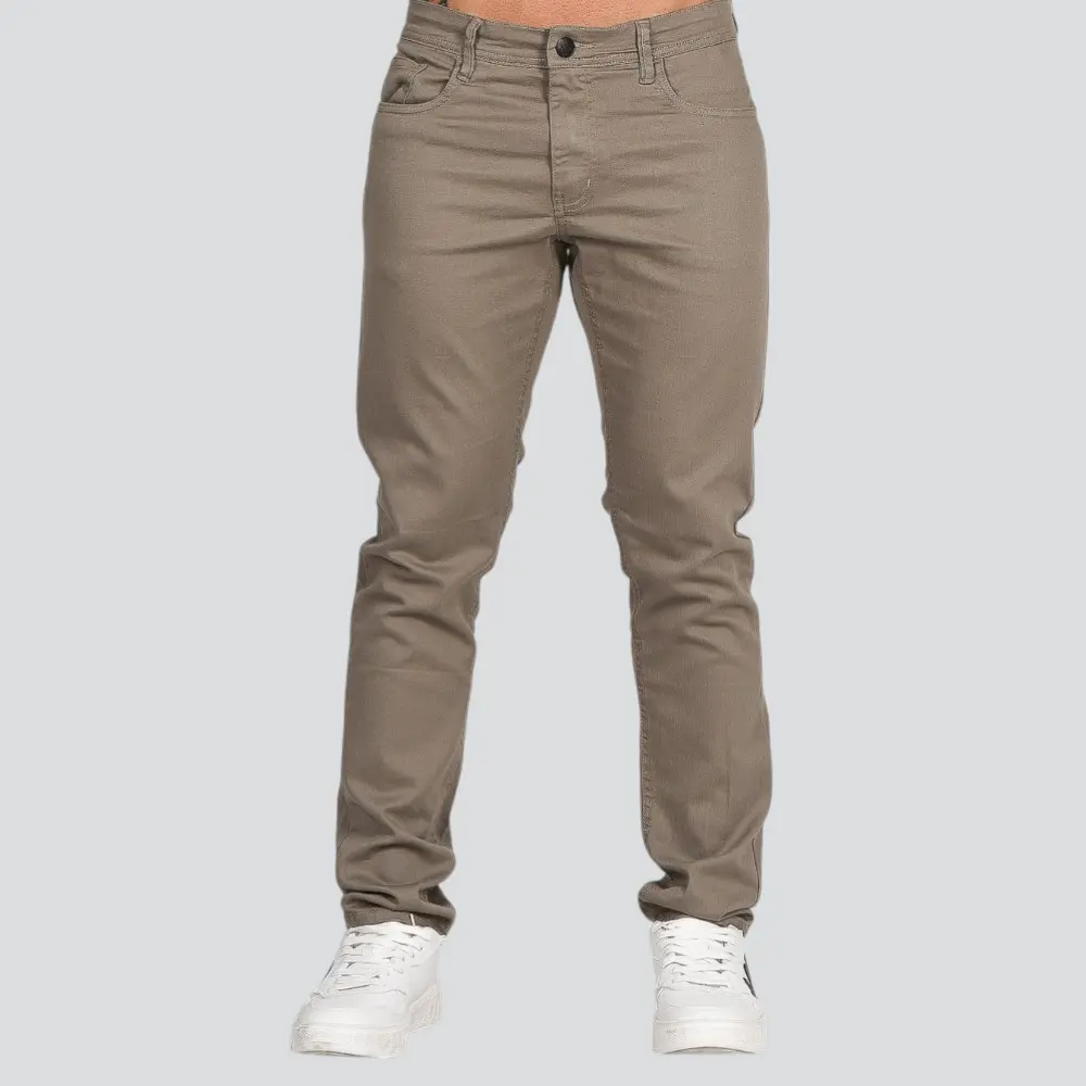 Calça Sarja Acetinada Masculina Slim .24004