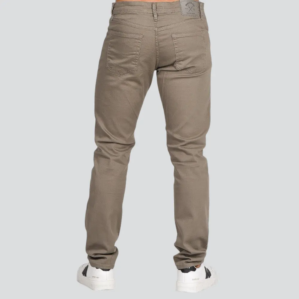 Calça Sarja Acetinada Masculina Slim .24004