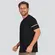 Camiseta Masculina Manga Curta Piquet Com Recorte Manga .4M048