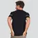 Camiseta Masculina Manga Curta Piquet Com Recorte Manga .4M048