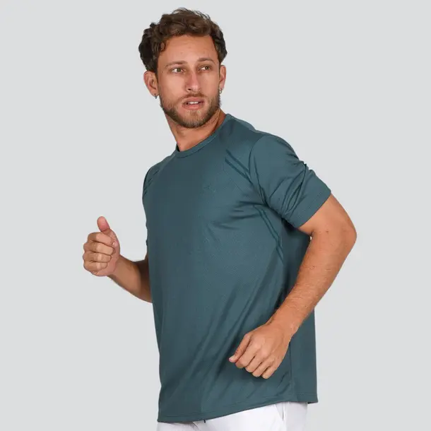 Camiseta Masculina Dry Fit Especial .10140897 Verde