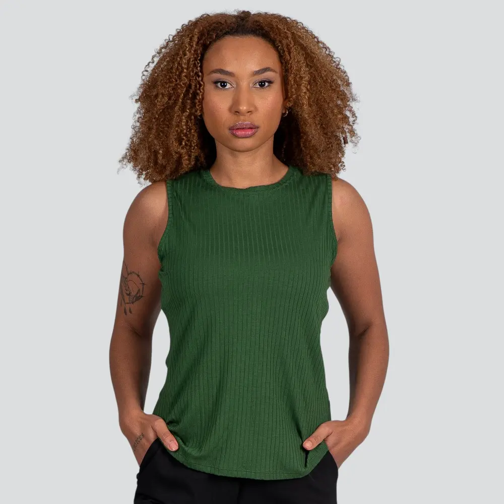 Regata Feminina Ribana Canelada .91715