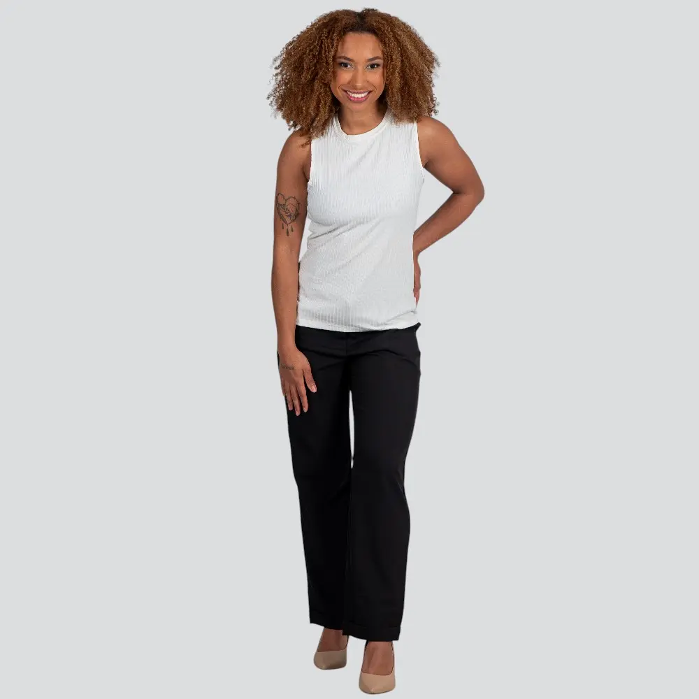 Regata Feminina Ribana Canelada .91715