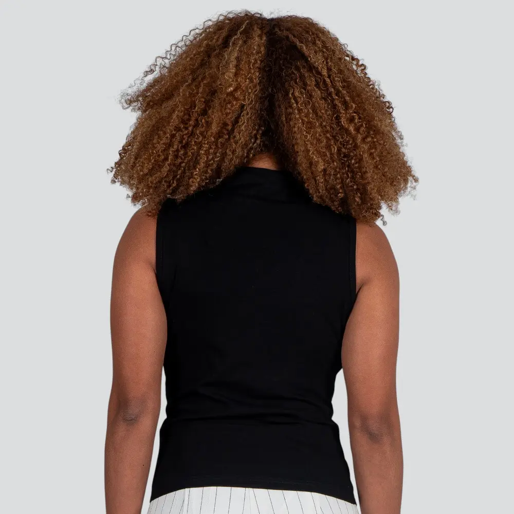 Regata Feminina Alça Larga Gola Alta .YS2767