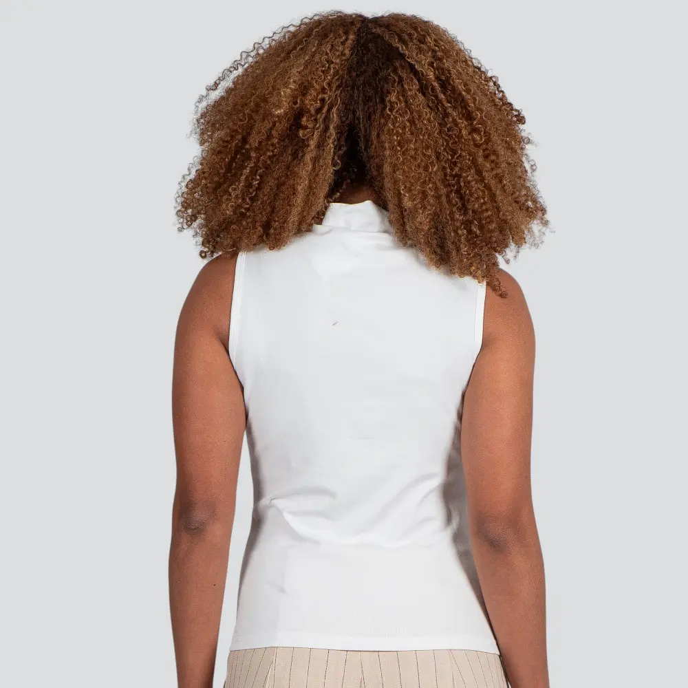 Regata Feminina Alça Larga Gola Alta .YS2767