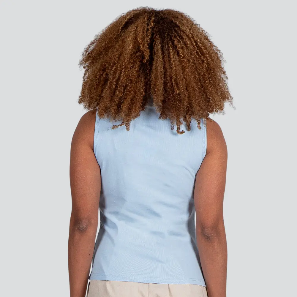 Regata Feminina Alça Larga Gola Alta .YS2767