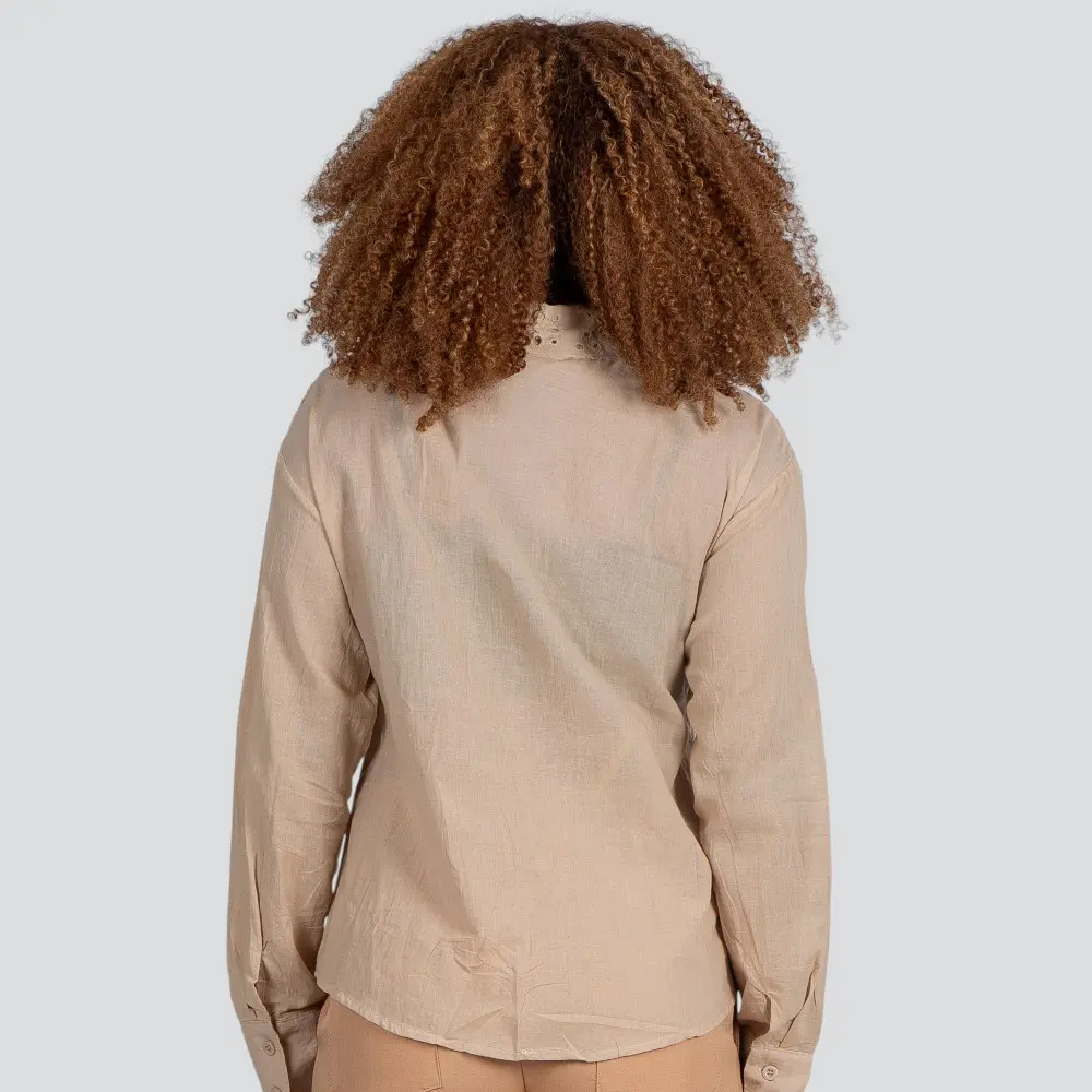 Camisa Feminina Manga Longa Laise .TY2501418C