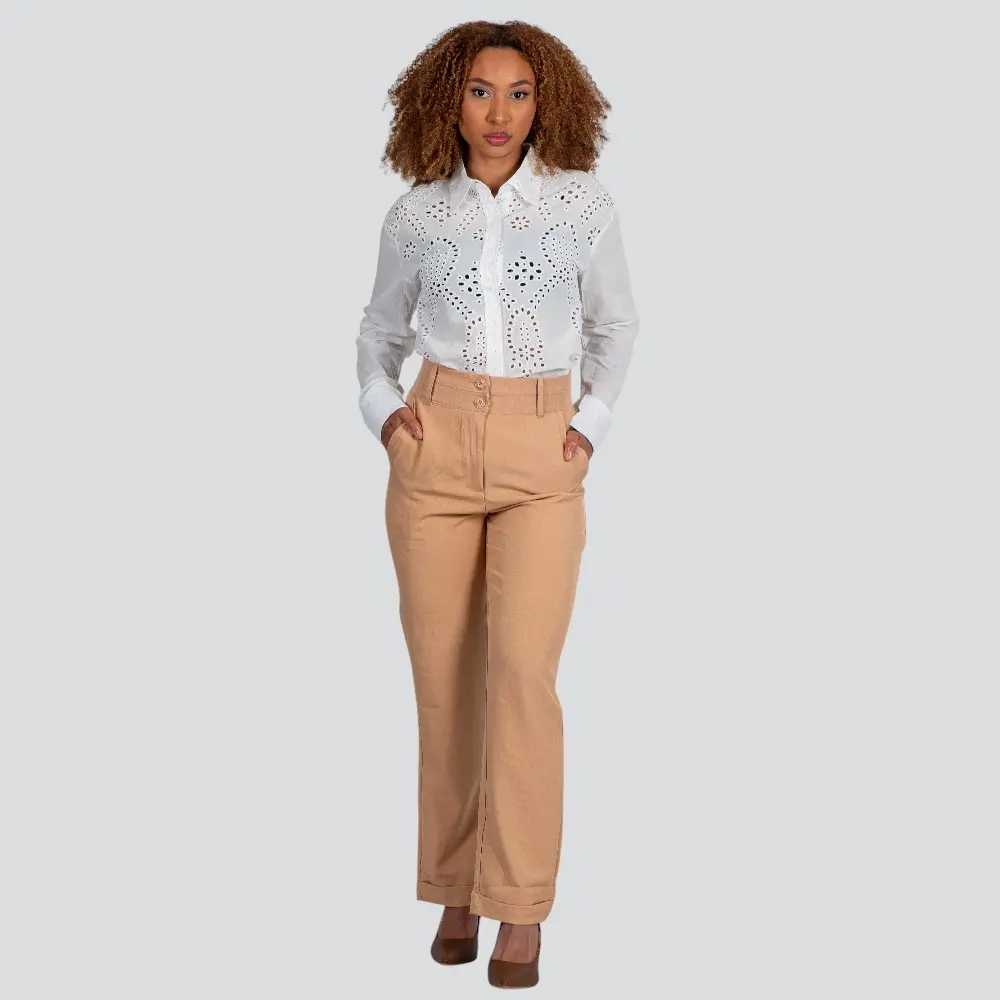 Camisa Feminina Manga Longa Laise .TY2501418C