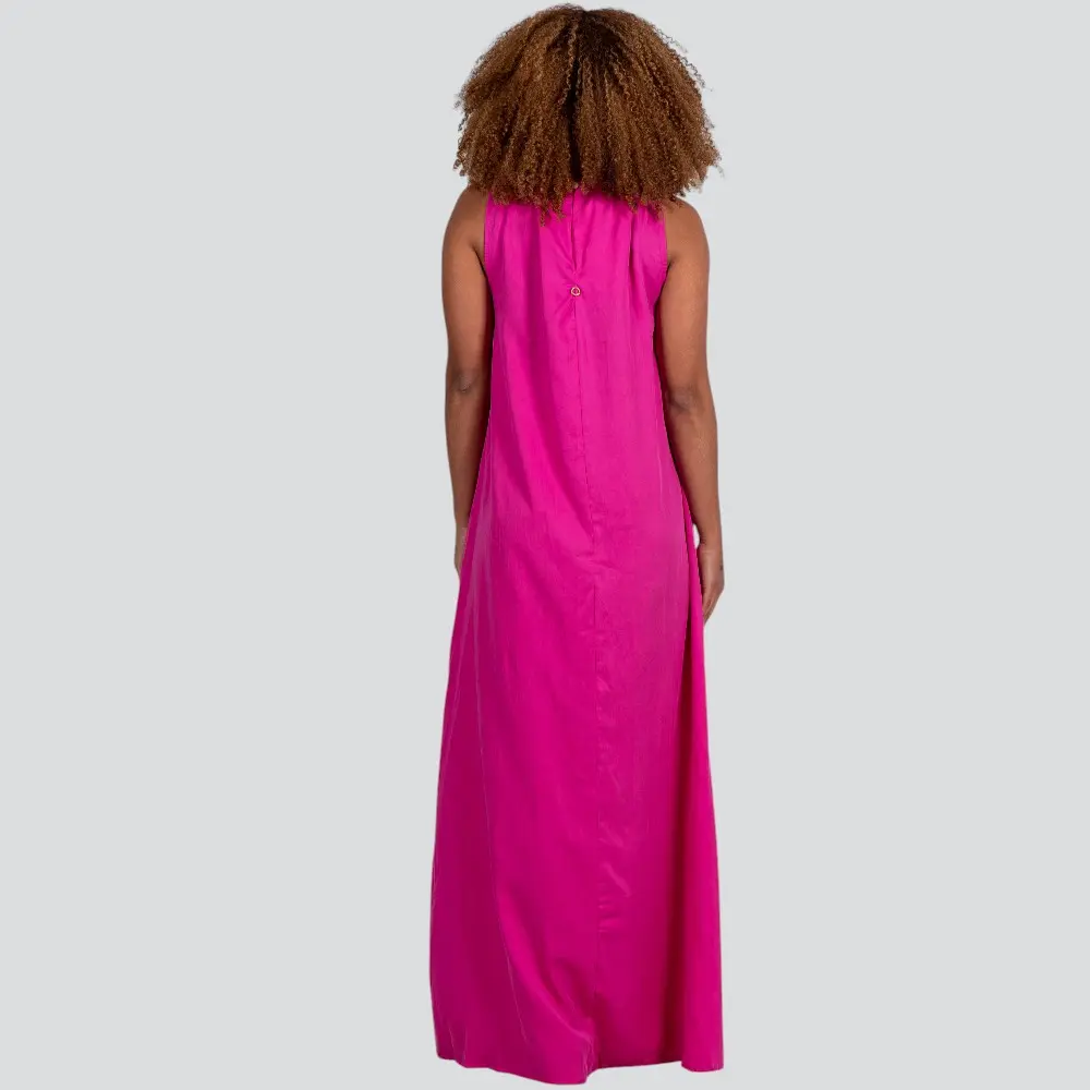 Vestido Feminino Longo Twill .E15619