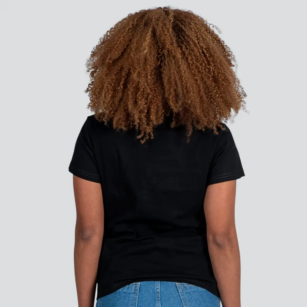 Blusa Feminina Manga Curta Gola Com Estampa .YS3169