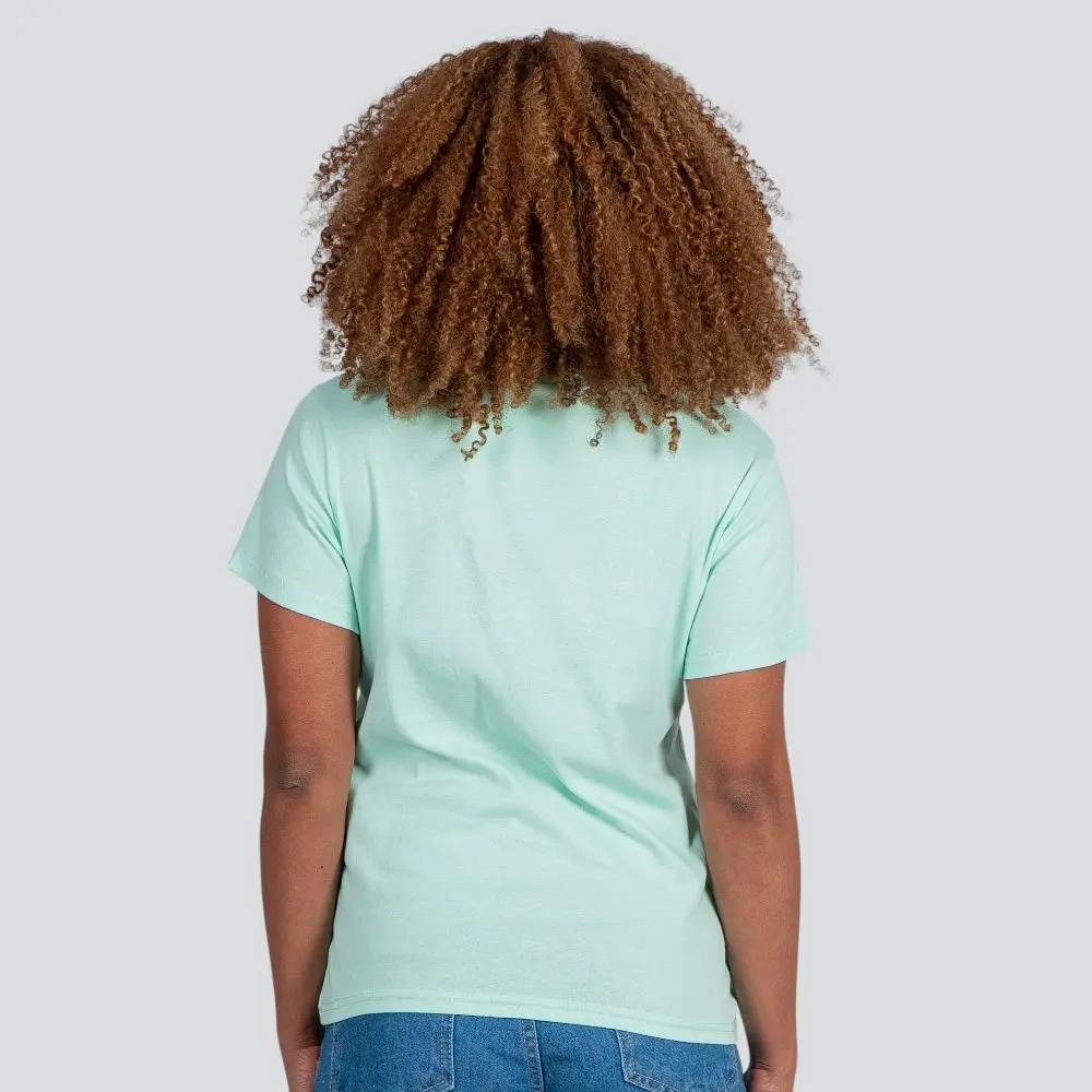 Blusa Feminina Manga Curta Gola Com Estampa .YS3169