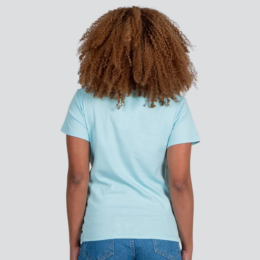 Blusa Feminina Manga Curta Gola Com Estampa .YS3169