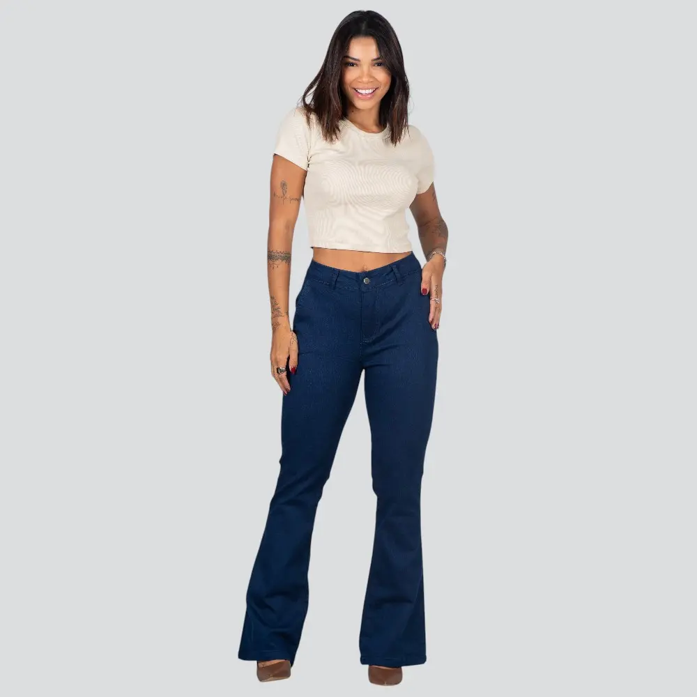 Calça Jeans Feminina Flare .2875