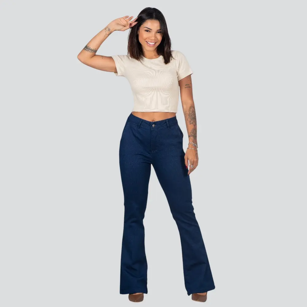 Calça Jeans Feminina Flare .2875