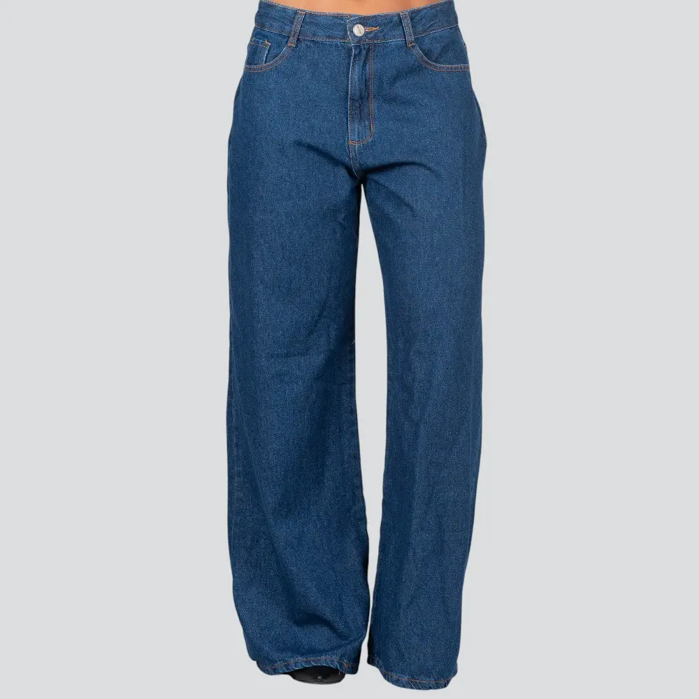 Calça Jeans Feminina Wide Leg .8762