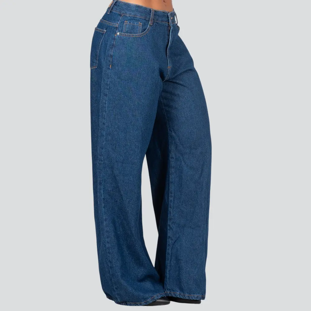 Calça Jeans Feminina Wide Leg .8762