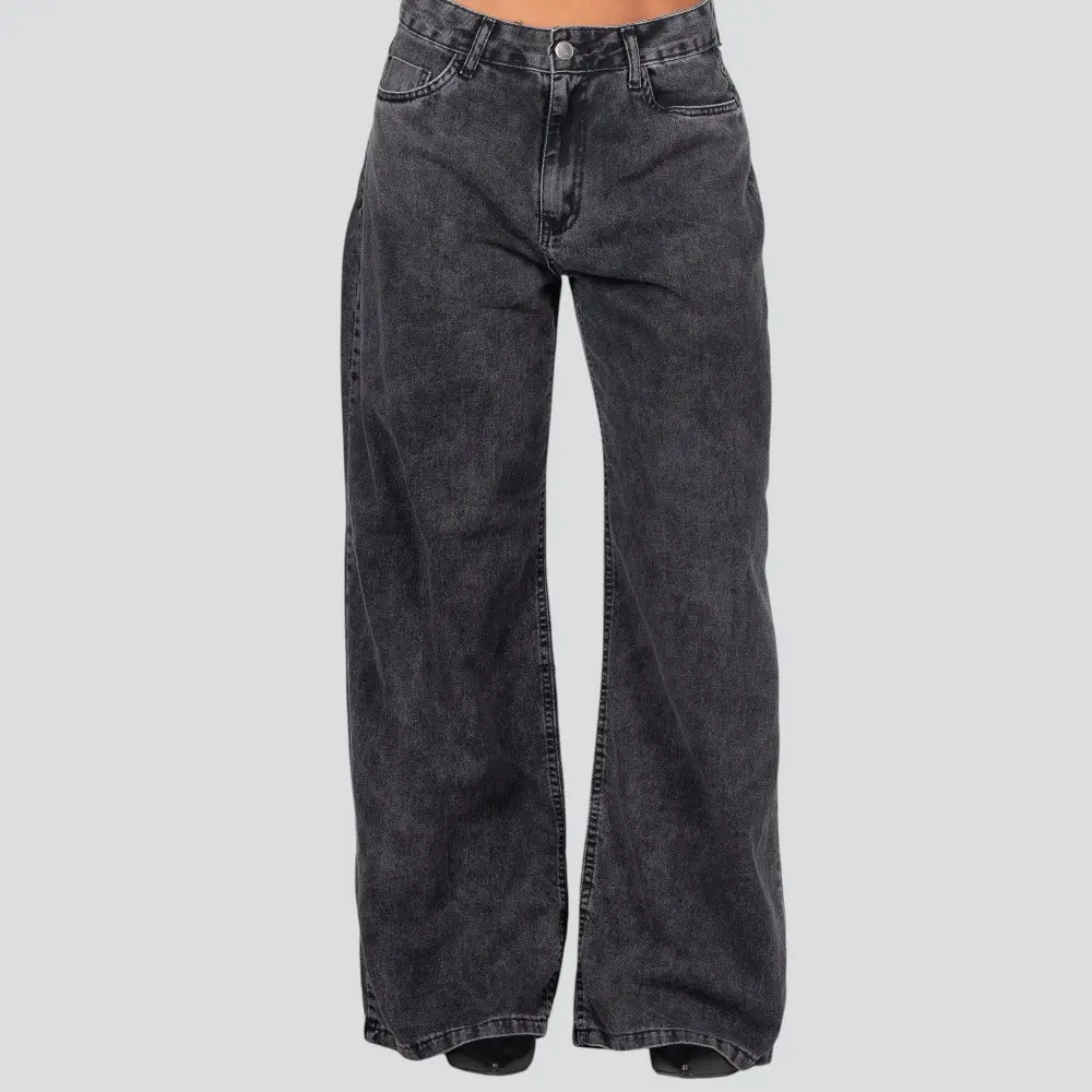 Calça Jeans Feminina Wide Leg .8821