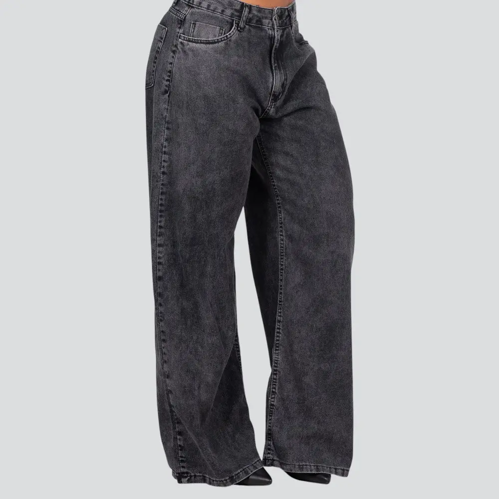 Calça Jeans Feminina Wide Leg .8821