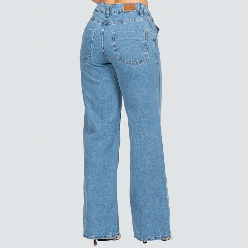 Calça Jeans Feminina Wide .280509