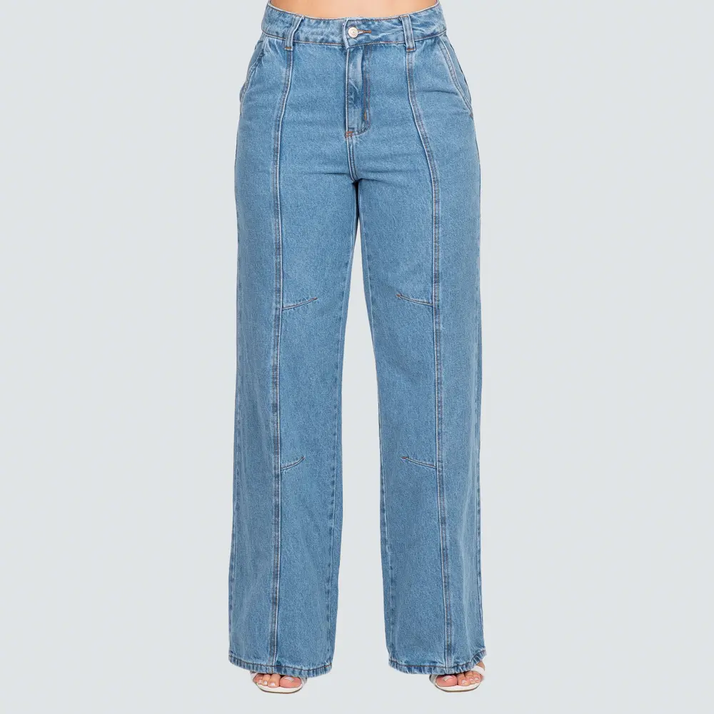 Calça Jeans Feminina Wide .280509